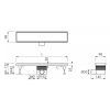 Easy Drain Multi Tile drain EDT2000 shower channel 200cm side outlet