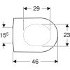 Geberit Renova Plan 500838011 WC-Sitze mit Deckel weiß