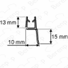 Huppe universal 070017 sealing profile , 201cm / 6mm *no longer available*