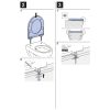 Geberit 300 Comfort Square S8H51103000G toilet seat with cover white *no longer available*