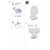 Geberit WC-Sitze Acanto 500.605.01.2 mit Deckel weiß
