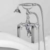Fima Carlo Frattini Elizabeth F50844CR freestanding bath faucet 2 handle with garnish chrome