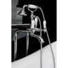 Fima Carlo Frattini Herend F54044CR freistehend Badewannenarmatur 2-Griff mit Garnitur Chrom
