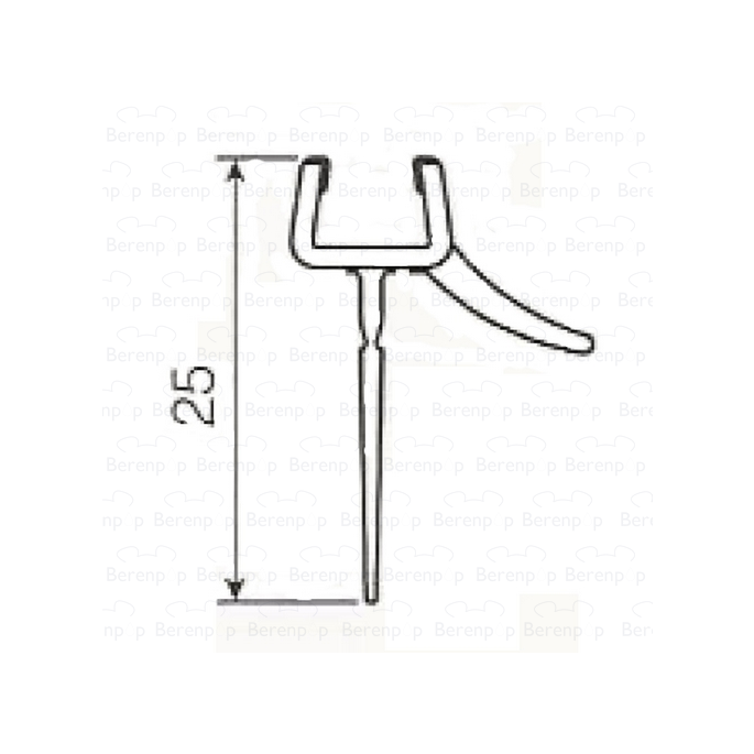 Artweger Highline+ 4PZ210 lekstrip set 4 horizontaal