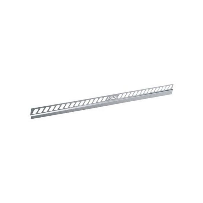 Blanke Aqua Keil Wand 8452856100L afsluitprofiel 980x10x24mm links mat zwart