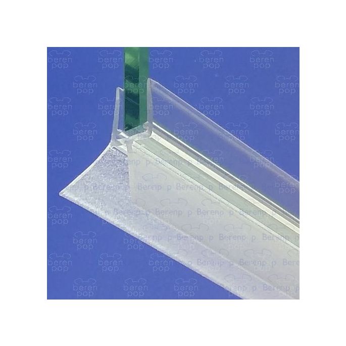 Exa-Lent Universal Probenstück Duschgummi Typ DS01 - 2cm lang und geeignet für Glasdicke 5mm - 2 Klappen