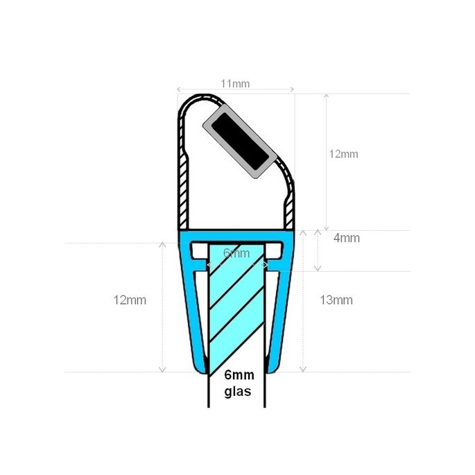 Exa-Lent Universal MON-M Sample set - magnetic strips 4-5-6-8mm