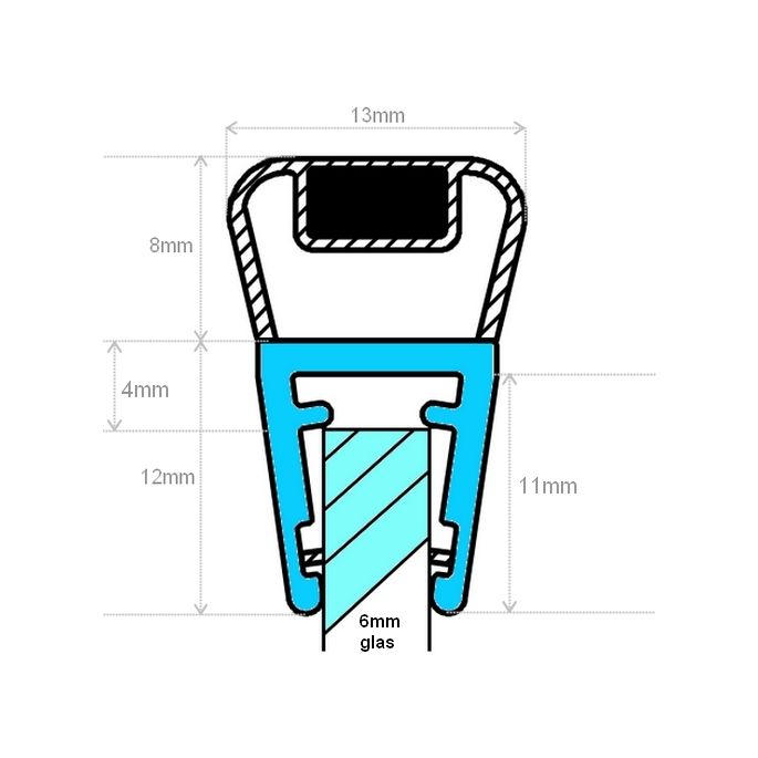 Exa-Lent Universal MON-M Sample set - magnetic strips 4-5-6-8mm