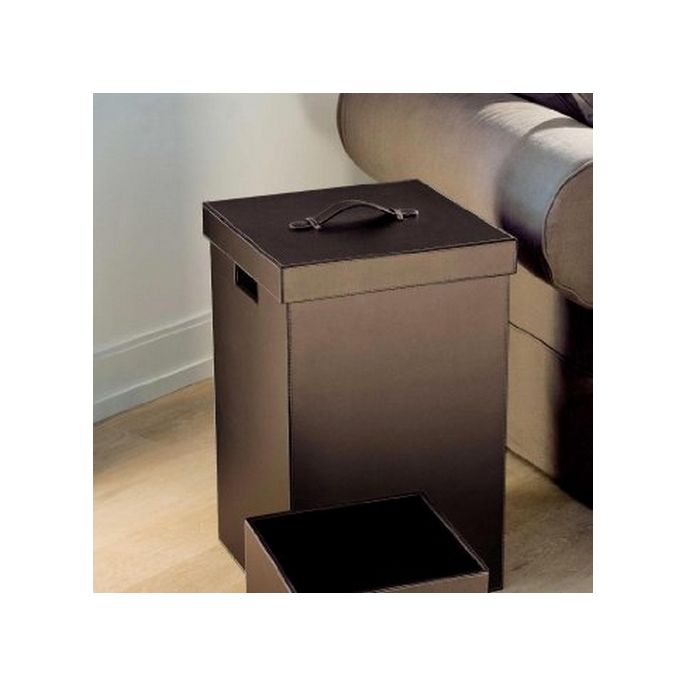 Decor Walther Brownie 0924790 BROWNIE WB wasmand kunstleder donker bruin