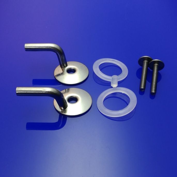 Duravit Starck 3 0061121000 Scharniersatz für WC-Sitz Starck 3 006381
