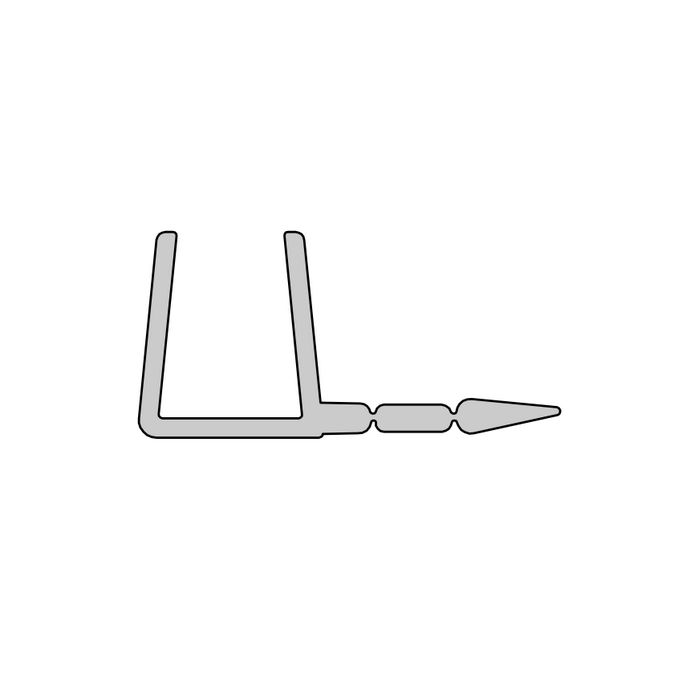 HSK E56065 Dichtung, vertikal, 200cm, 6mm