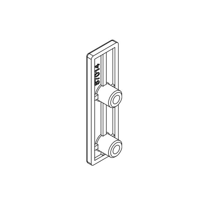 HSK Kienle E100311-O-41 Wandhalterrückplatte oben, Chrom