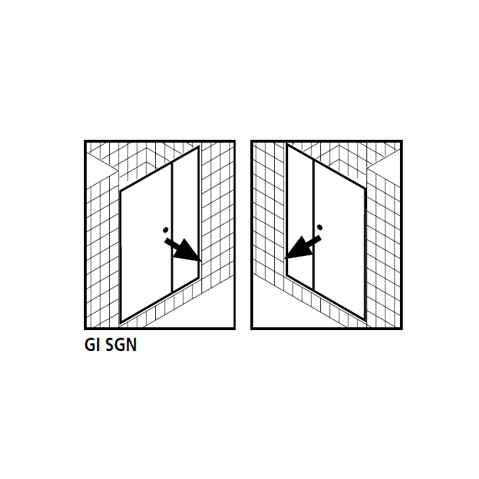 Kermi 2534060 spatwaterdichting 1 x 98,5cm - 6mm