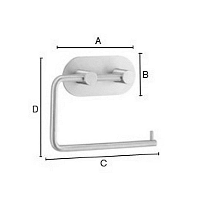 Smedbo Beslagsboden BX1097 toilet roll holder matt white stainless steel