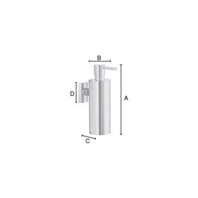 Smedbo House RK370 soap dispenser chrome
