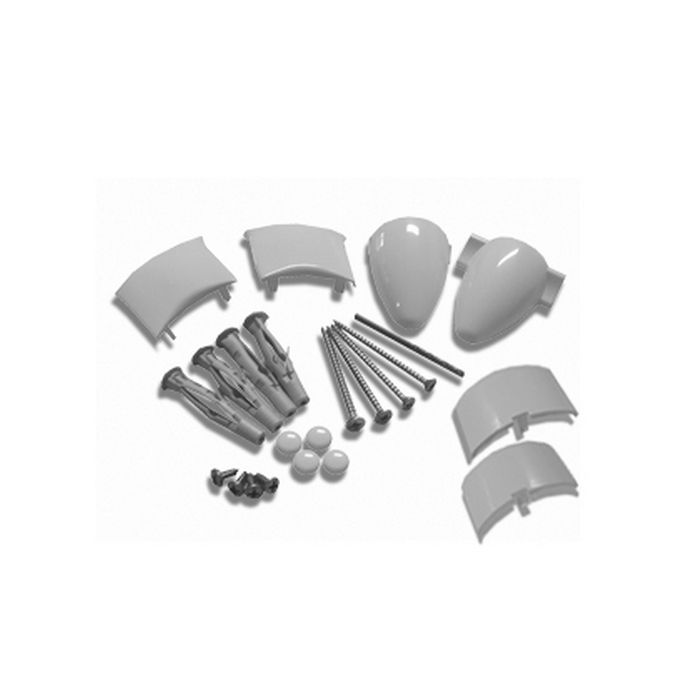 Novellini R01KIGI1-D mounting set white 030/ chrome