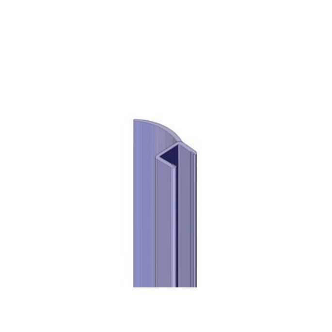 Novellini R50BEMO1-TR vertical sealing profile transparent