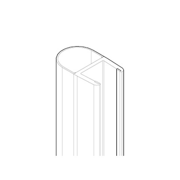 Novellini R50GIHA37-TR Vertikal Dichtungsprofil Transparent