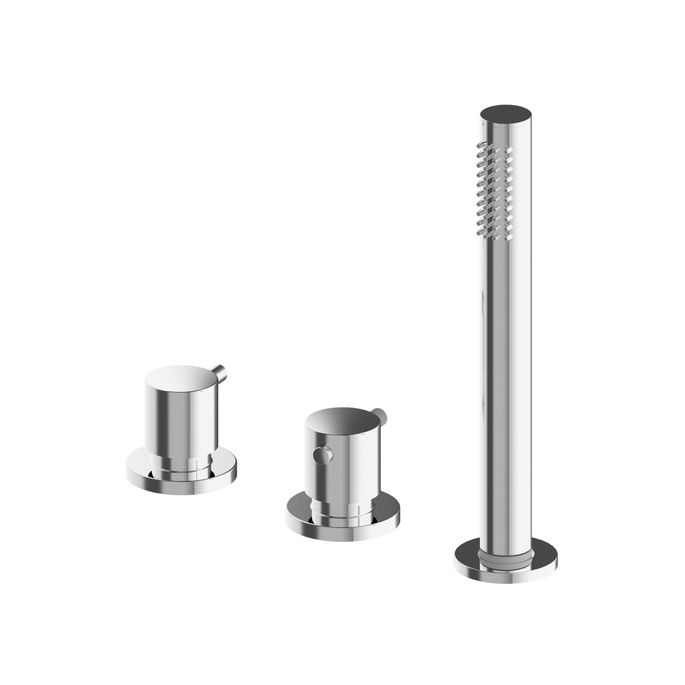 Pure Duero CN5310-IN 3-gats badrandcombinatie thermostatisch inox