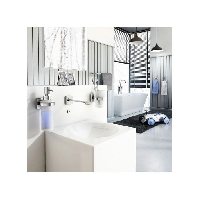 Smedbo House RK343 holder with tumbler chrome