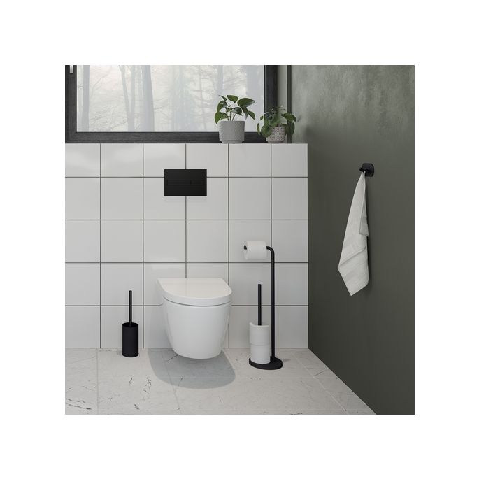 Smedbo Beslagsboden BB1233 toilet brush matt black