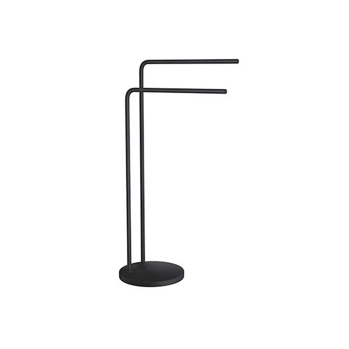 Smedbo Beslagsboden BB1231 freestanding double towel holder 40cm matt black