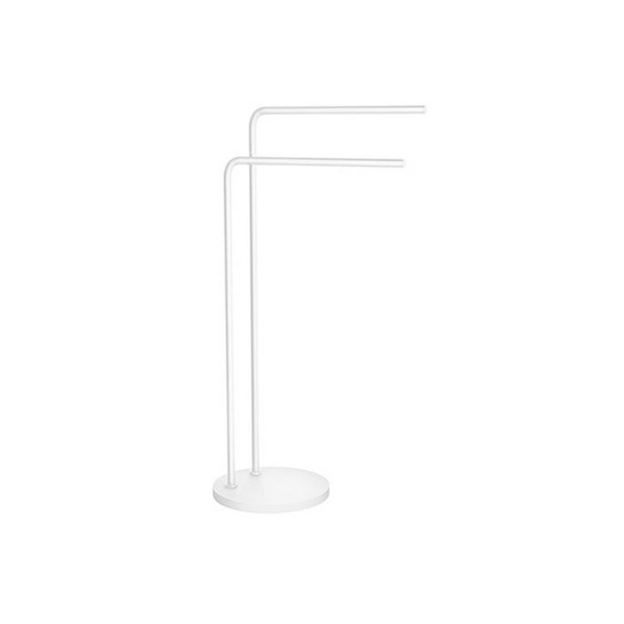 Smedbo Beslagsboden BX1231 freestanding double towel holder 40cm matt white