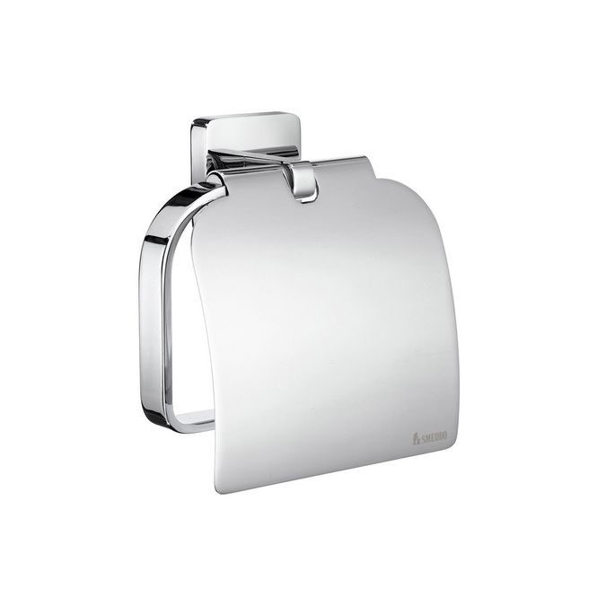 Smedbo Ice OK3414 toiletrolhouder met klep chroom