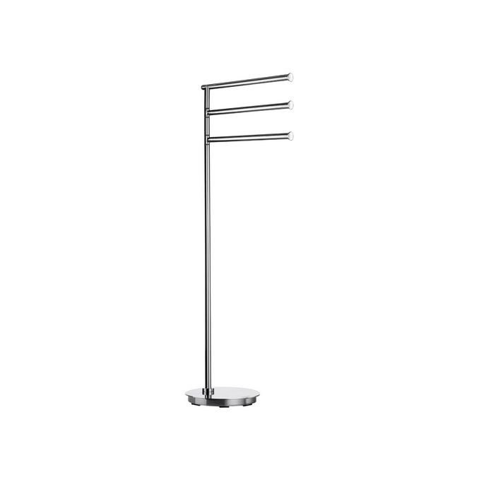 Smedbo Outline FK608 free standing triple swing arm towel rail 30cm chrome