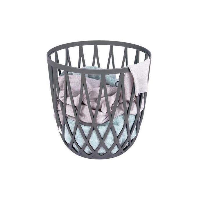Wenko Omio 22926100 wasmand/ badkamerkruk grijs
