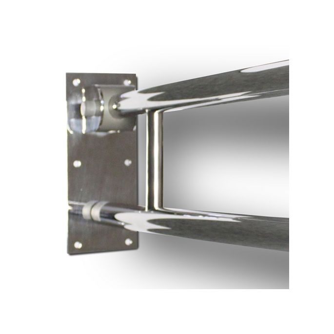 Etac Safe L40402000 opklapbare toiletsteun 70cm RVS
