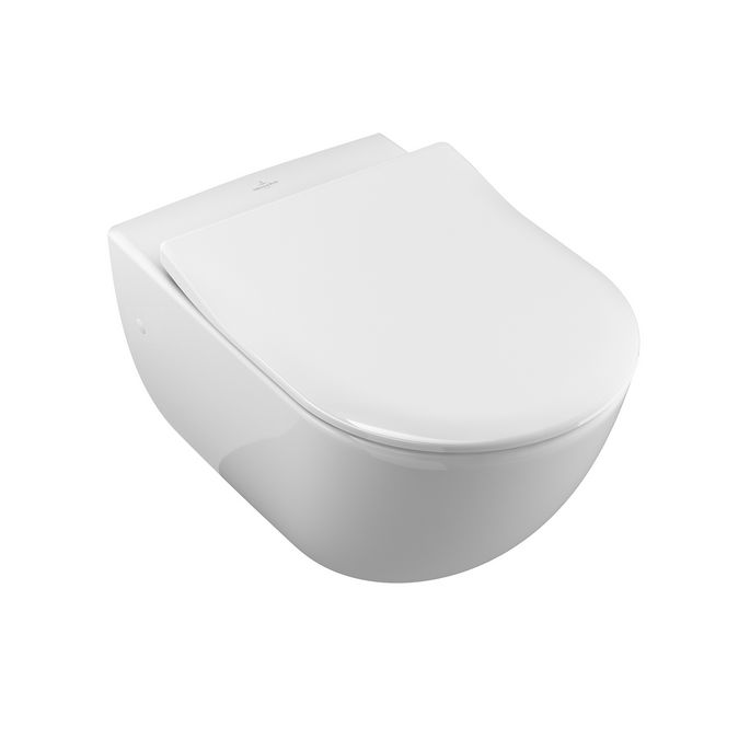 Villeroy en Boch Subway Slimseat 9M65S101 toiletzitting met deksel wit