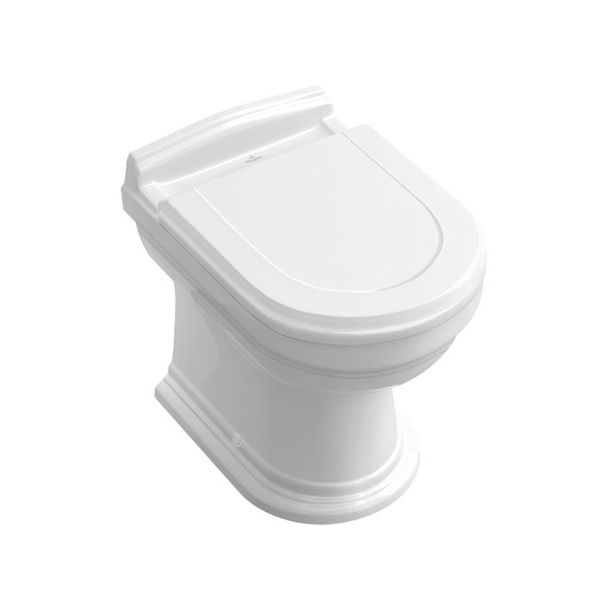 Villeroy en Boch Hommage 8809S1R1 toiletzitting met deksel wit (White Alpin CeramicPlus)