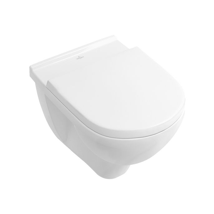 Villeroy en Boch O.Novo 9M396101 toiletzitting met deksel wit