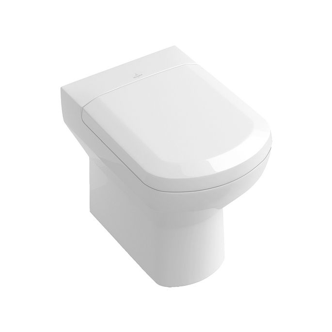 Villeroy en Boch Sentique 98M8S101 toiletzitting met deksel wit