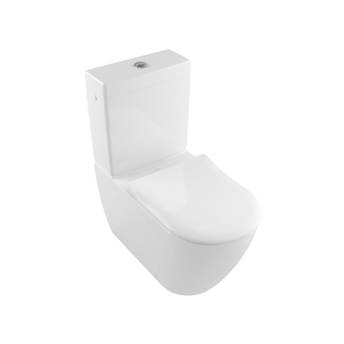 Villeroy en Boch Subway 2.0 Slimseat 9M78S1R3 toiletzitting met deksel pergamon