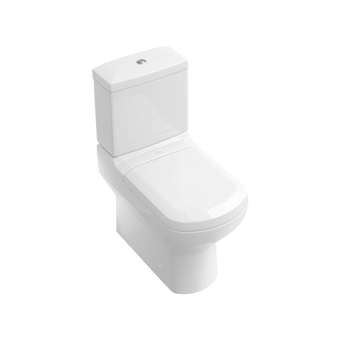 Villeroy en Boch Sentique 98M8S101 toiletzitting met deksel wit