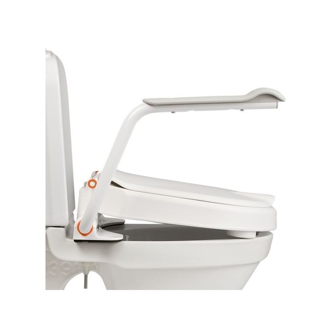 Etac Hi-Loo 803013172 toiletverhoger met deksel 10cm en armsteunen wit