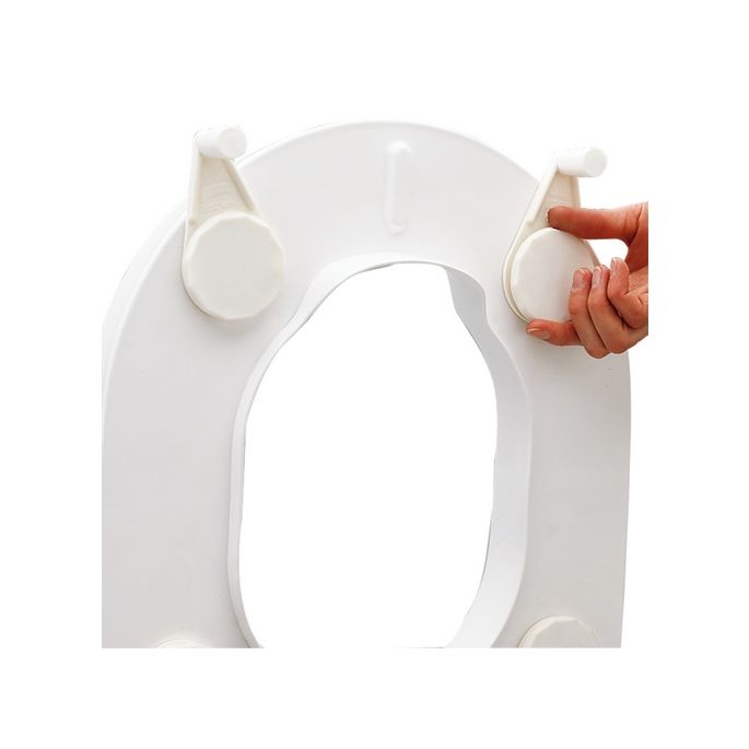 Etac Hi-Loo 80301105 toilet seat 10cm detachable white