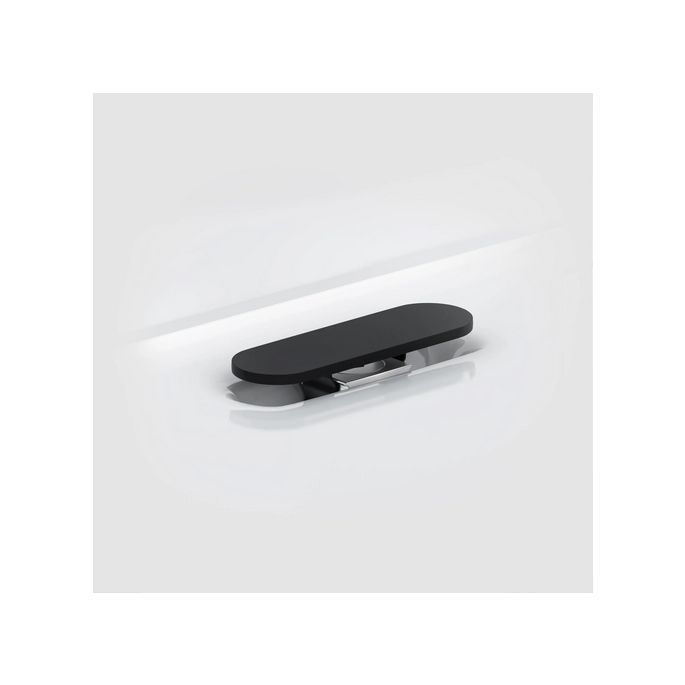 Clou CL1060300021 drain and trap connector for Flush and First wash-hand basin, matt black