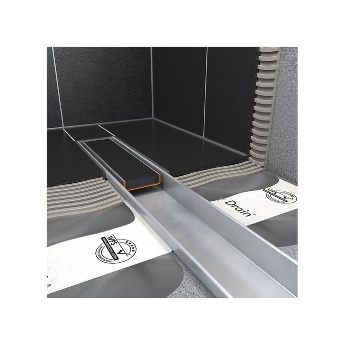 Easy Drain Compact 50 FF Tegel EDCOMTFF140050 douchegoot 140cm zijuitloop
