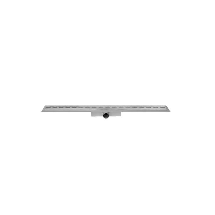 Easy Drain Compact 30 Flange EDCOMPR80030 shower drain with stainless steel flange 80cm side spout