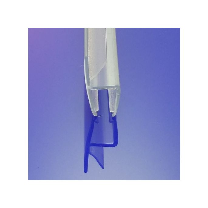 Exa-Lent Universal Probestück Duschgummi Typ DS46 - 2cm Länge und passend für Glasstärke 6mm - Anschlagprofil 1 Klappe