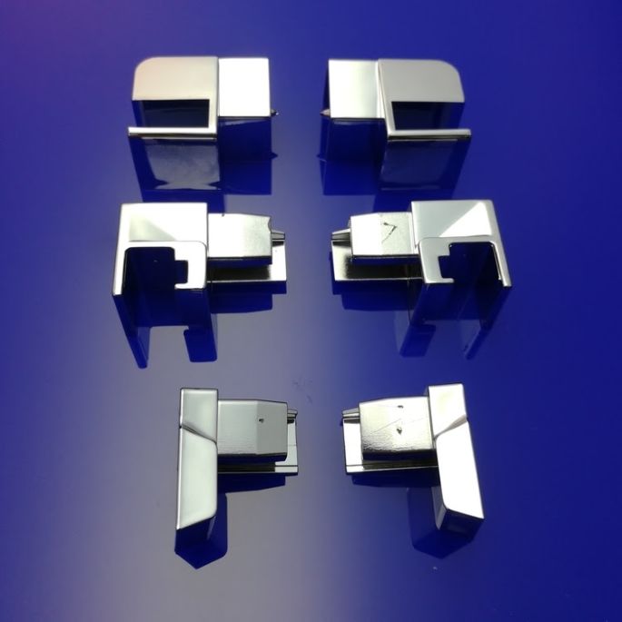 Koralle S320 2537398 connection caps chrome