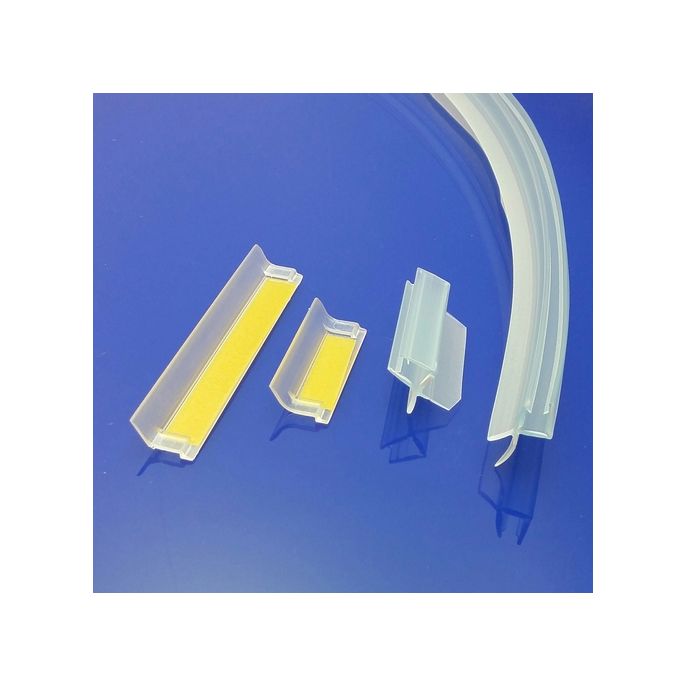 Huppe 1002, 069722 set of drain profiles for 3-part quarter-round corner entry