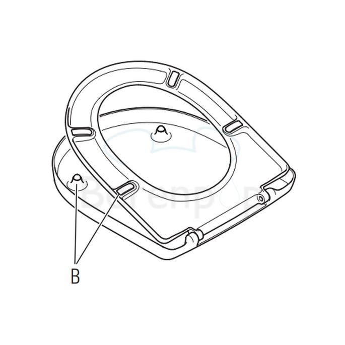 Villeroy und Boch O.Novo 9M396101 WC-Sitz mit Deckel weiß