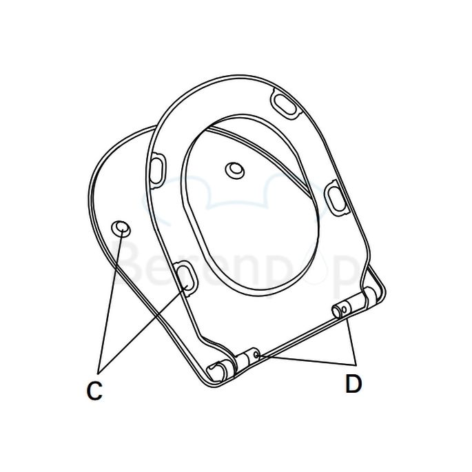 Villeroy and Boch Subway Slimseat 9M65S1R3 toilet seat with lid pergamon *no longer available*