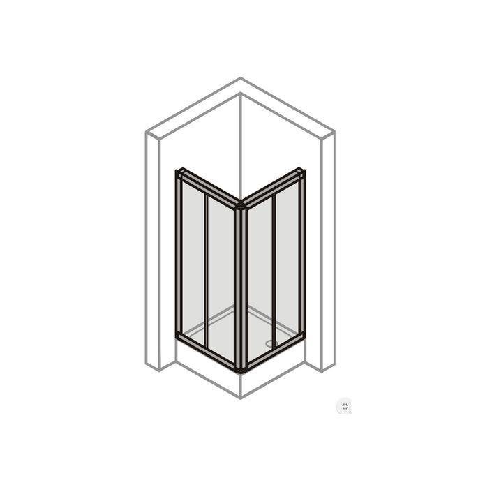 Huppe 1002, 054530 vertical cover profile