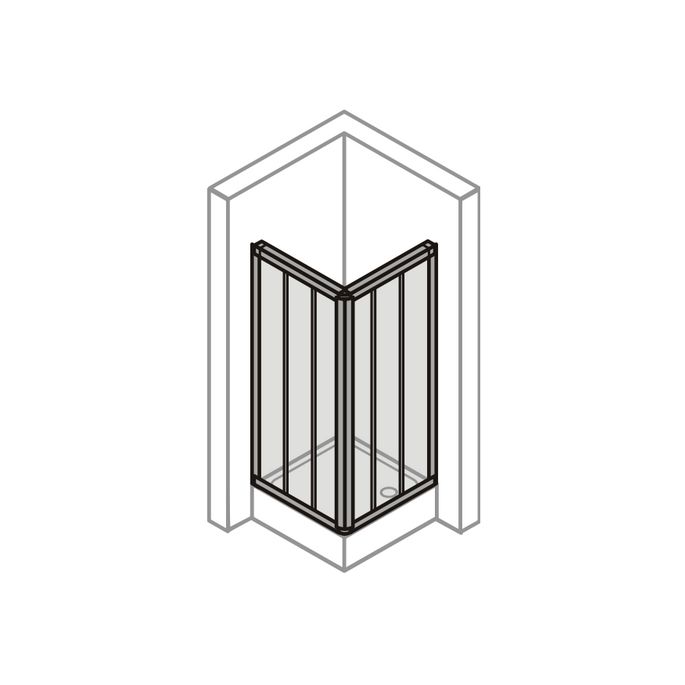 Huppe 1002, 054530 vertical cover profile