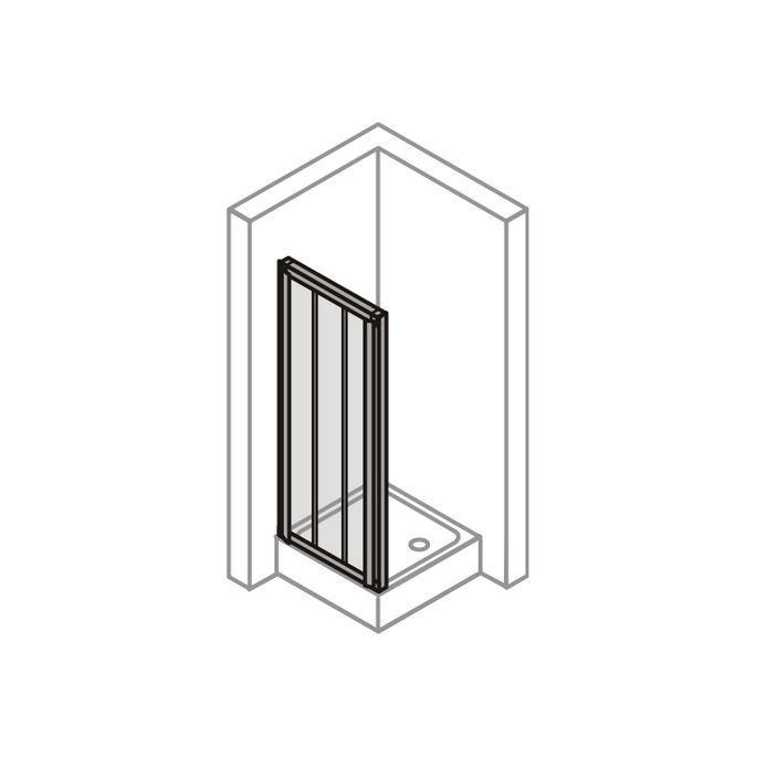 Huppe 1002, 054529 vertical sealing profile/ magnet profile *No longer available*
